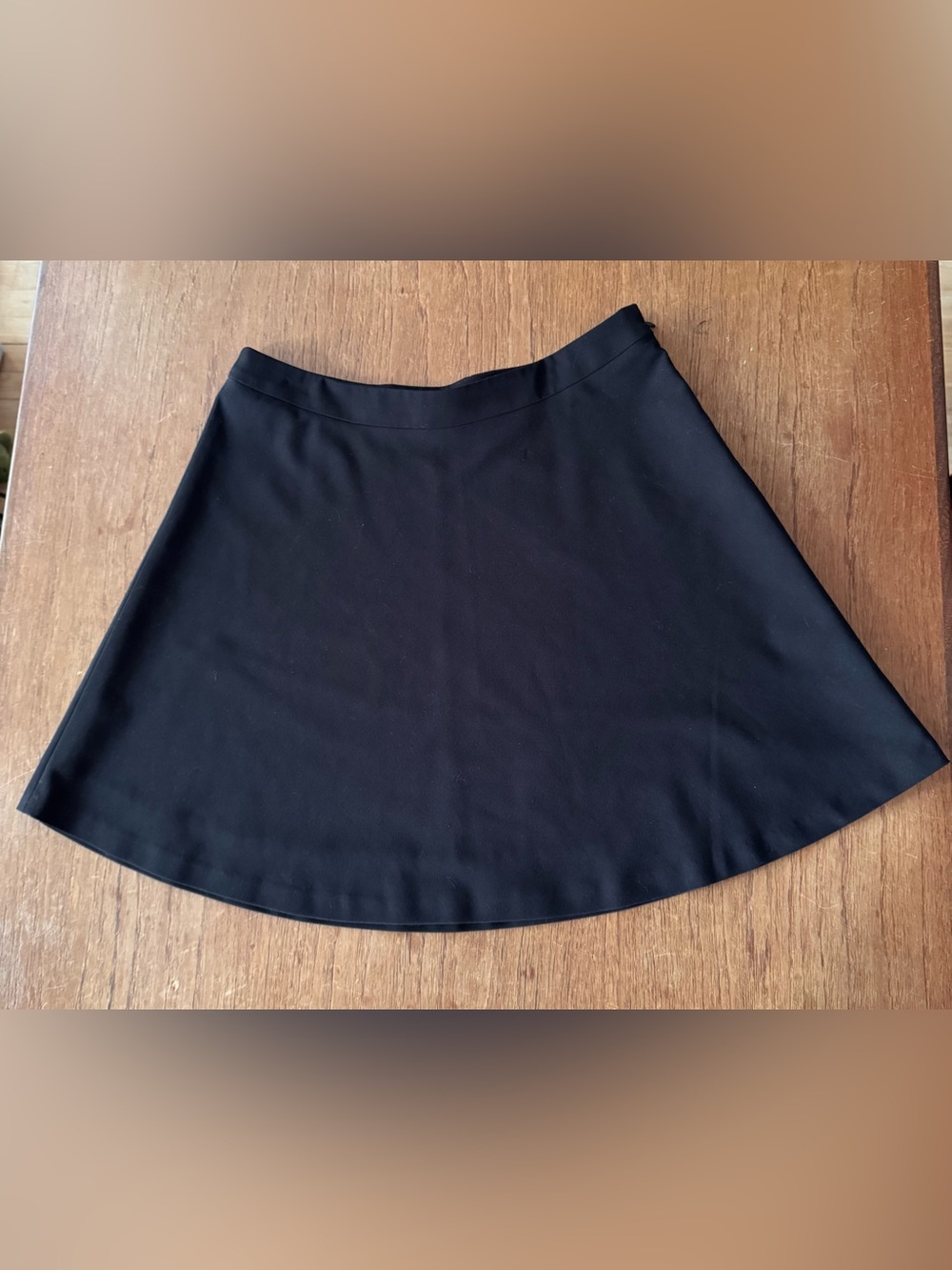 Simons ICONE Black A-Line Skater Skirt Fully Lined Size 10